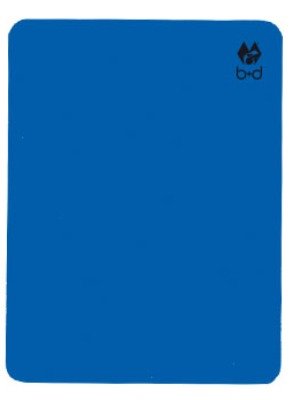 Карточка для футбольного рефери b+d 4002 синяя