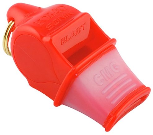 Свисток FOX "Sonik Blast CMG" з нагубником 4031MR колір: червоний