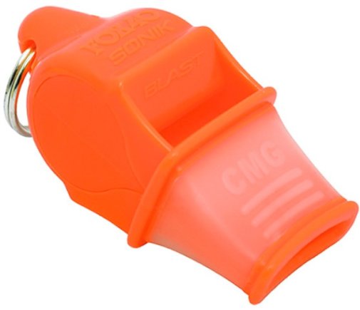 Свисток FOX "Sonik Blast CMG" с нагубником 4031MO цвет: оранжевый