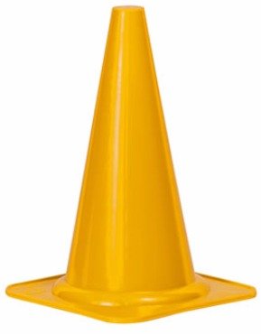 Конус тренировочный 38,5 см 6031 цвет: жёлтый Конус тренировочный 38,5 см 6031 цвет: жёлтый