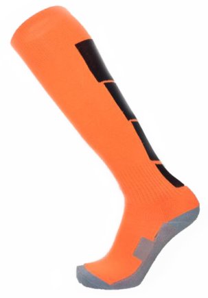 Гетры футбольные Europaw CTM-003 взрослые цвет: оранжевый/черный Гетры футбольные Europaw CTM-003 взрослые цвет: оранжевый/черный