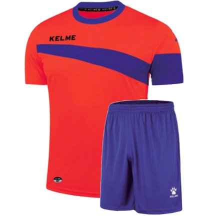 Футбольна форма Kelme K15Z253-924 дитяча колір: неоновий помаранчевий/синій