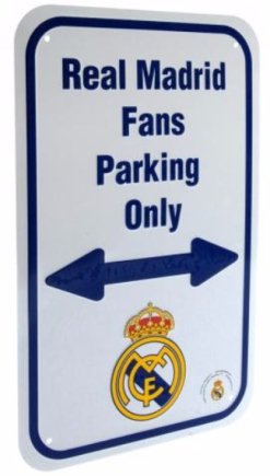 Табличка Реал Мадрид Real Madrid F.C. No Parking