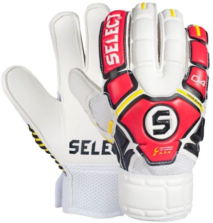 Воротарські рукавиці Select 33 Futsal Liga колір: білий/червоний