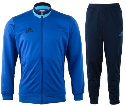 Спортивный костюм Adidas CON16 PES SUIT AX6543 цвет: голубой/темно-синий