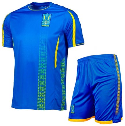 Футбольная форма Украина детская цвет: синий