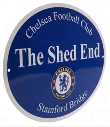 Табличка на окно Челси Chelsea F.C.