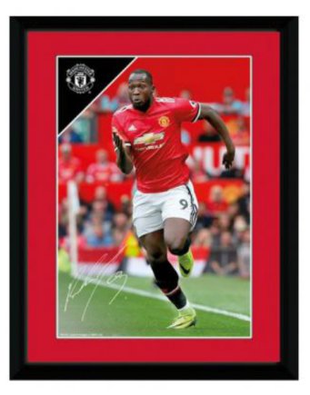 Постер Манчестер Юнайтед Лукаку Manchester United F.C. Lukaku