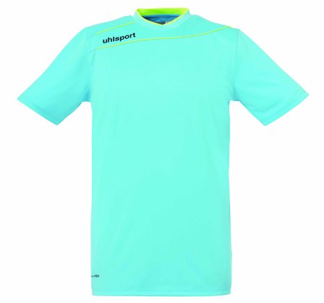 Воротарський светр Uhlsport STREAM 3.0 GK Shirt SS 100570401 с коротким рукавом колір: бірюзовий