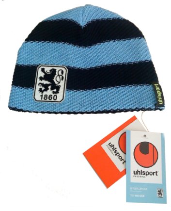 Шапка вязаная Uhlsport 1860 KNITTED CAP 1005051011860 цвет: голубой/темно-синий
