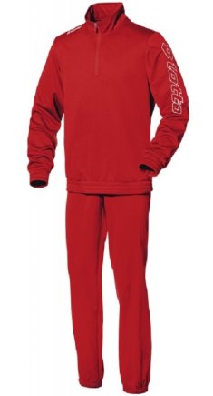 Спортивный костюм Lotto SUIT ZENITH PL HZ CUFF JR Q8075 детский цвет: красный