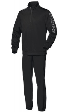 Спортивный костюм Lotto SUIT ZENITH PL HZ CUFF JR Q8078 детский цвет: черный