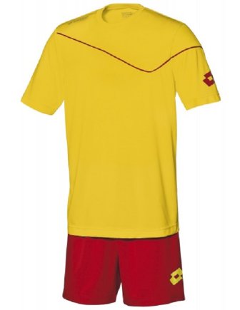 Футбольная форма Lotto KIT SIGMA JR Q8555 детская цвет: желтый/красный
