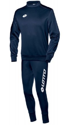 Спортивный костюм Lotto SUIT ZENITH EVO HZ RIB S3722 цвет: темно-синий