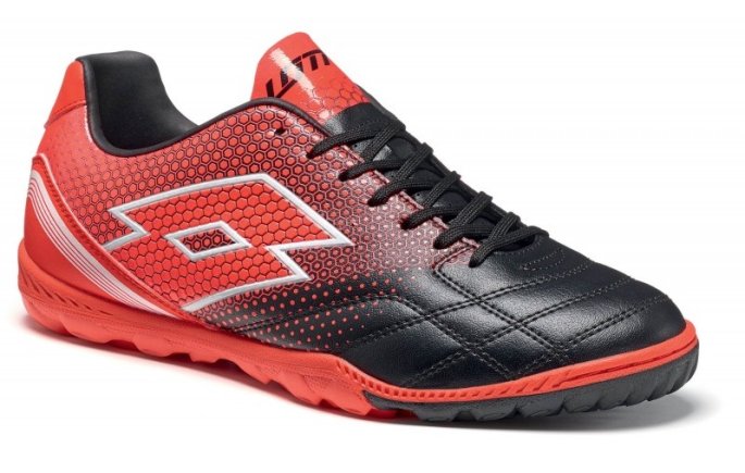 Сороконіжки Lotto SPIDER 700 XIII TF S7177 колір: чорно-червоний