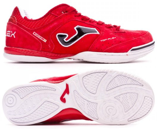 Обувь для зала (футзалки) Joma TOP FLEX TOPW.706.IN цвет: красный (официальная гарантия) Обувь для зала (футзалки) Joma TOP FLEX TOPW.706.IN цвет: красный (официальная гарантия)