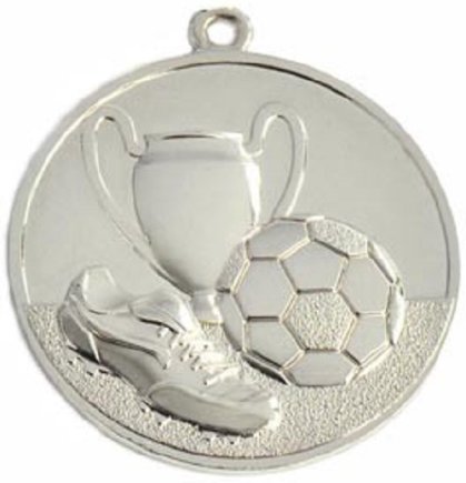 Медаль 50 мм Кубок бутса м'яч срібло