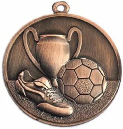 Медаль 50 мм Кубок бутса м'яч бронза