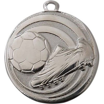 Медаль Бутса с мячом 32 мм серебро