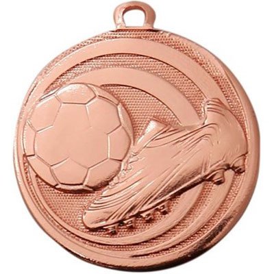 Медаль Бутса с мячом 45 мм бронза