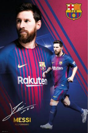 Постер Барселона Месси F.C. Barcelona Poster Messi 49