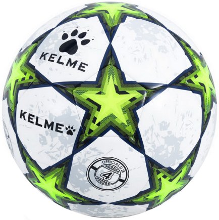 Мяч футбольный Kelme K15S972-127 размер 5 цвет: белый/зеленый (официальная гарантия)