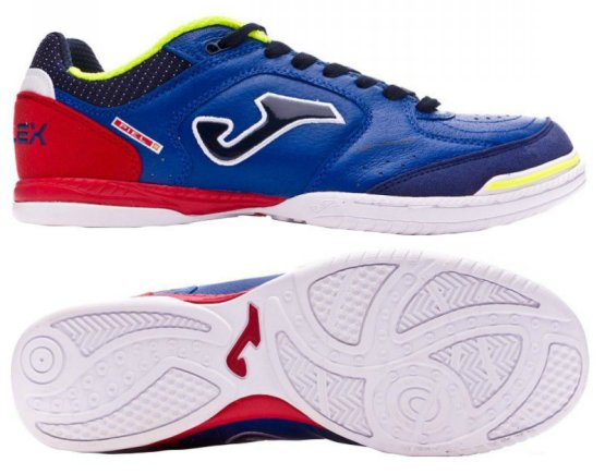Обувь для зала (футзалки) Joma TOP FLEX TOPW.704.IN цвет: синий/тёмно-синий/красный (официальная гарантия) Обувь для зала (футзалки) Joma TOP FLEX TOPW.704.IN цвет: синий/тёмно-синий/красный (официальная гарантия)