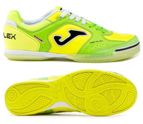 Взуття для залу (футзалки) Joma TOP FLEX TOPW.611.IN колір: салатовий/жовтий (офіційна гарантія) Взуття для залу (футзалки) Joma TOP FLEX TOPW.611.IN колір: салатовий/жовтий (офіційна гарантія)