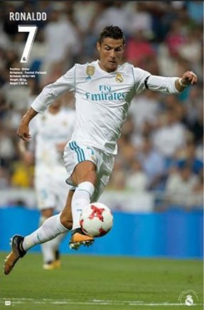 Постер Реал Мадрид Real Madrid F.C. Роналду (Ronaldo) 27
