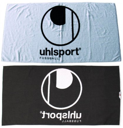 Полотенце Uhlsport бело-черное