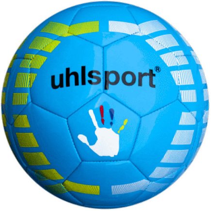 Мяч футбольный Uhlsport «WE TAKE ACTION» M-KONZEPT TEAM 1001503010012 размер 5 цвет: голубой (официальная гарантия)
