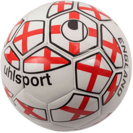 Мяч футбольный Uhlsport NATION BALL ENGLAND 100161904 размер 5 цвет: белый/красный (официальная гарантия)
