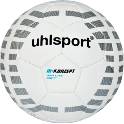 Мяч футбольный Uhlsport M-KONZEPT 350 LITE SOFT 100150003 размер 5 детский цвет: белый (официальная гарантия)