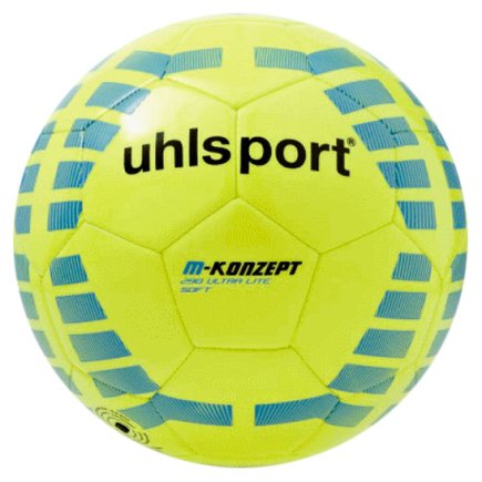 Мяч футбольный Uhlsport M-KONZEPT 290 ULTRA LITE SOFT 100150105 размер 3 детский цвет: желтый (официальная гарантия)