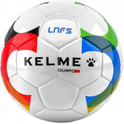 Мяч для футзала Kelme OLIMPO20 REPLICA LNFS 17 90150 цвет: белый (официальная гарантия) размер 4