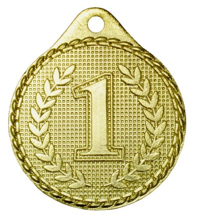 Медаль 32 мм 1 місце золото