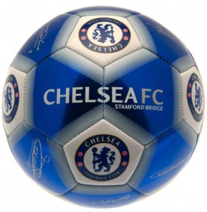 Мяч сувенирный Челси Chelsea F.C. с автографами