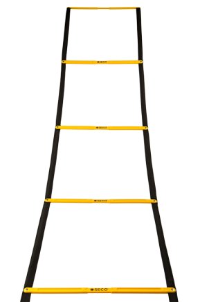 Лестница координационная тренировочная беговая складная SECO 12 ступеней 5,1 м цвет: жёлтый