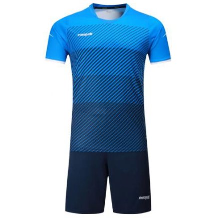 Футбольна форма Europaw mod № 017 колір: блакитний, темно-синій