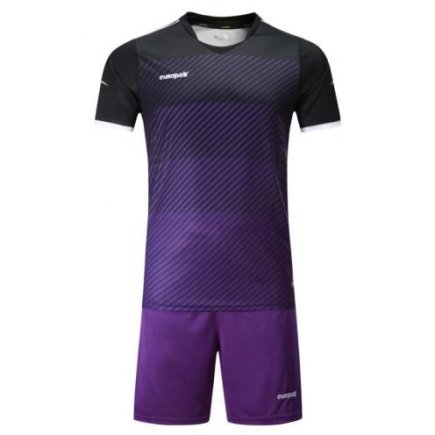 Футбольна форма Europaw mod № 017 колір: чорний, фіолетовий
