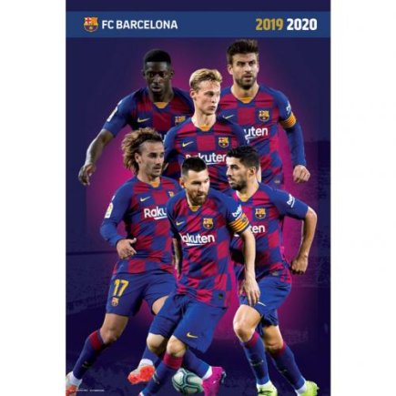 Постер гравці барселони F.C. Barcelona Poster Players 19
