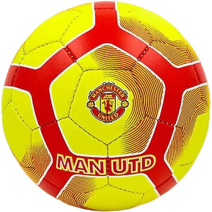 Мяч футбольный Manchester United цвет: желтый, красный размер 5