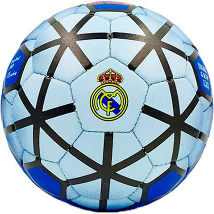 Мяч футбольный REAL MADRID цвет: белый/черный/синий размер 5