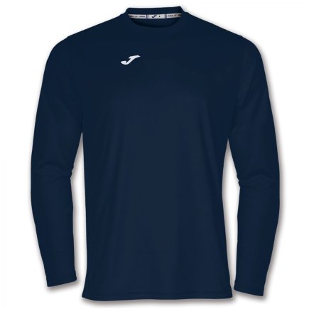 Футболка игровая Joma Combi 100092.331 с длинным рукавом темно-синяя