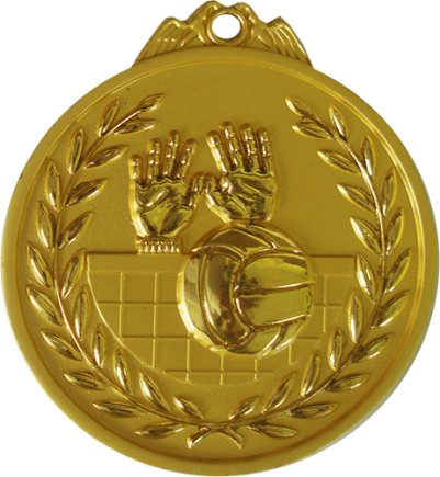 Медаль 65 мм Волейбол золото
