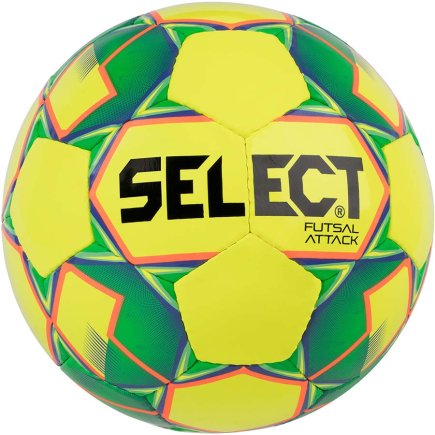 Мяч для футзала Select Futsal Attack NEW (024) цвет: зеленый размер 4