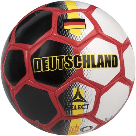 Мяч футбольный Select Classic FB WC Germany размер 4 белый/черный/красный (официальная гарантия)
