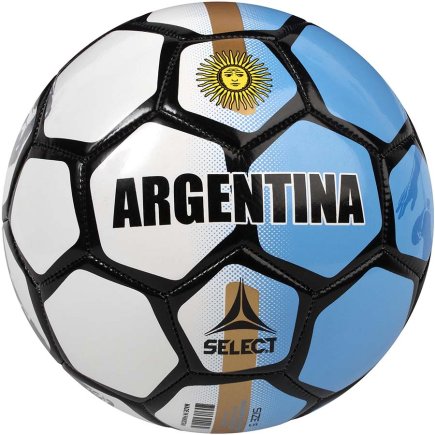 М'яч футбольний Select Classic FB WC Argentina Розмір 4 білий/блакитний (офіційна гарантія)