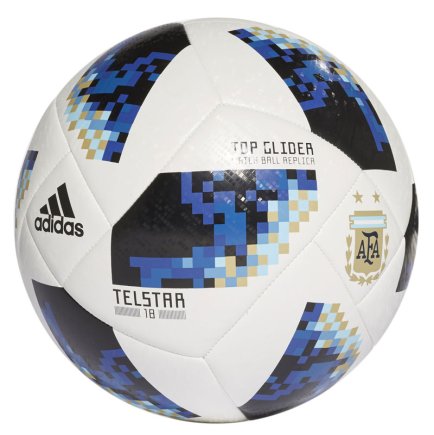 Мяч футбольный Adidas Аргентина FIFA World Cup CE9970 цвет: белый/черный размер 5 (официальная гарантия)