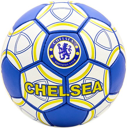 Мяч футбольный Chelsea цвет: белый/синий/желтый размер 5
